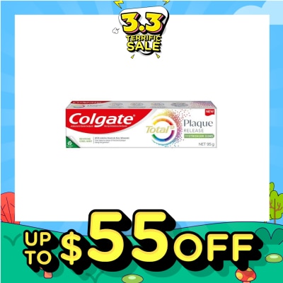 COLGATE Total Plaque Release Reviving Cool Mint Toothpaste 95g