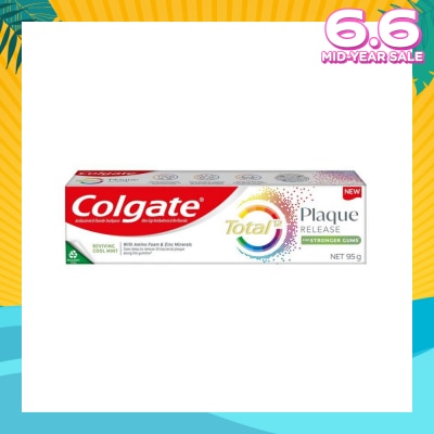 COLGATE Total Plaque Release Reviving Cool Mint Toothpaste 95g