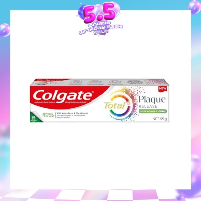 COLGATE - Total Plaque Release Reviving Cool Mint Toothpaste 95g