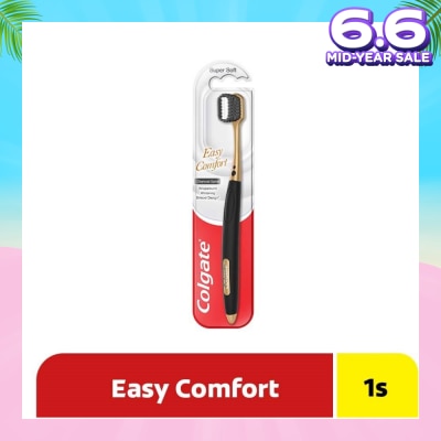 COLGATE Easy Comfort Charcoal Spiral Toothbrush (Super Soft Bristles) 1s