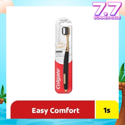 COLGATE Easy Comfort Charcoal Spiral Toothbrush (Super Soft Bristles) 1s