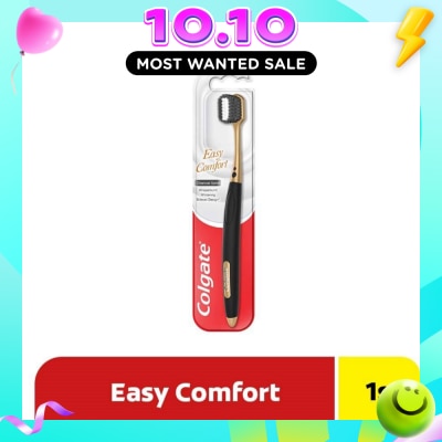 COLGATE Easy Comfort Charcoal Spiral Toothbrush (Super Soft Bristles) 1s image