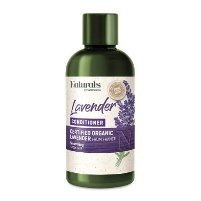 NATURALS BY WATSONS Lavender Conditioner (Certified Organic Lavender from France + Smooths Frizzy Hair) 100ml