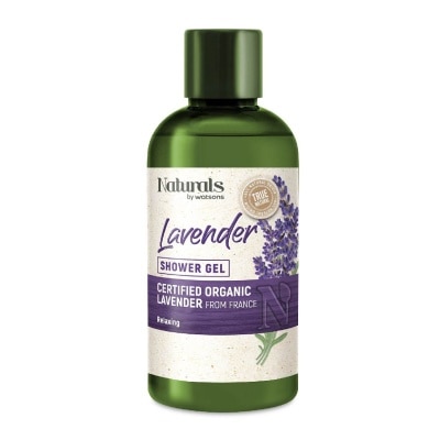 NATURALS BY WATSONS Lavender Shower Gel (Certified Organic Lavender from France + Relaxing) 100ml