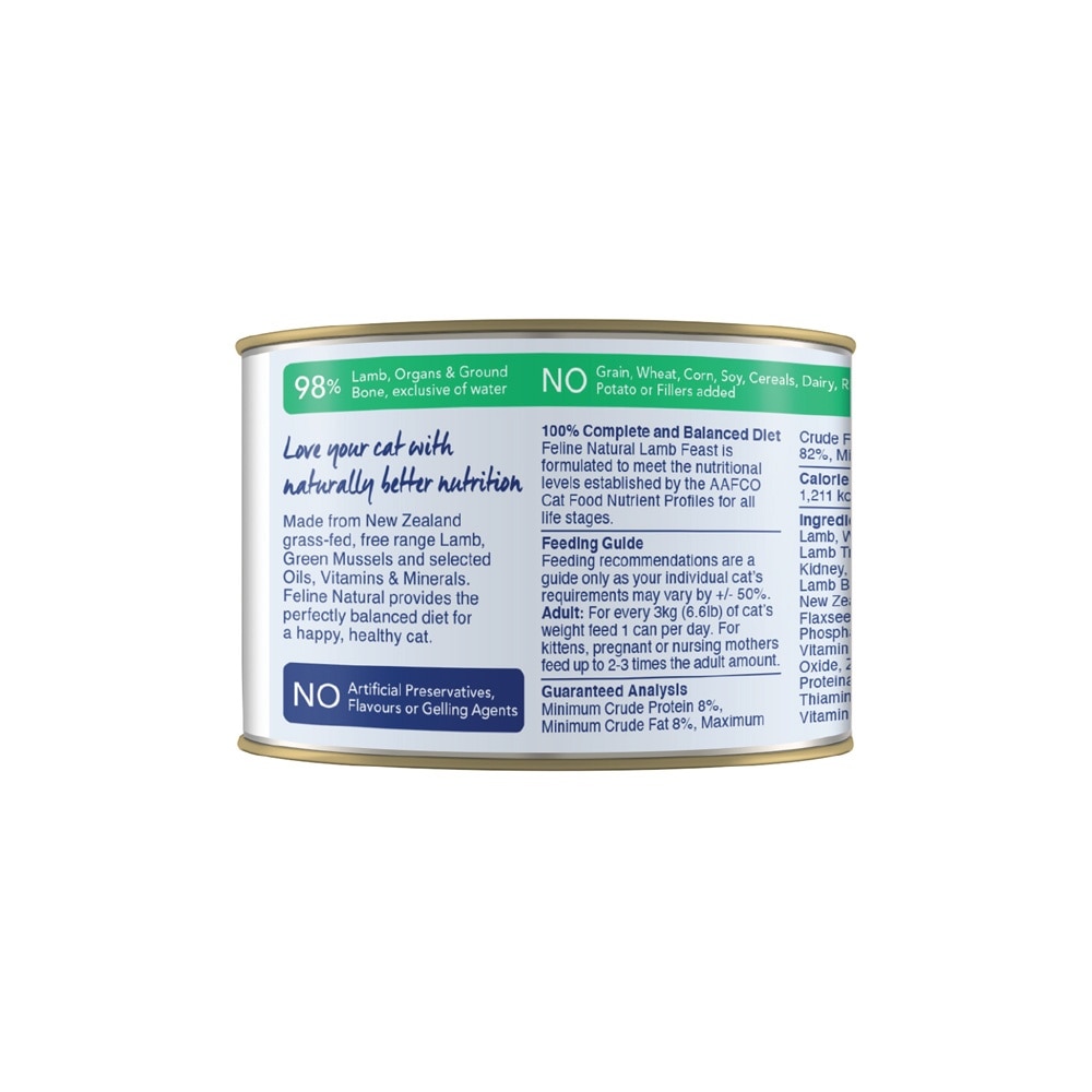 Lamb Feast Canned Cat Food 170g