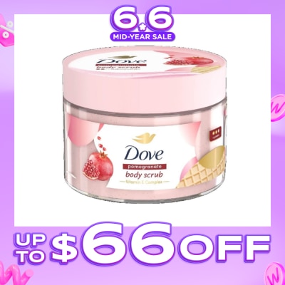 DOVE - Pomegranate Ice Cream Body Scrub (1st Ice Cream*Body Scrub, For Moderate Exfoliation) 280g