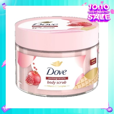 DOVE Pomegranate Ice Cream Body Scrub (1st Ice Cream*Body Scrub, For Moderate Exfoliation) 280g