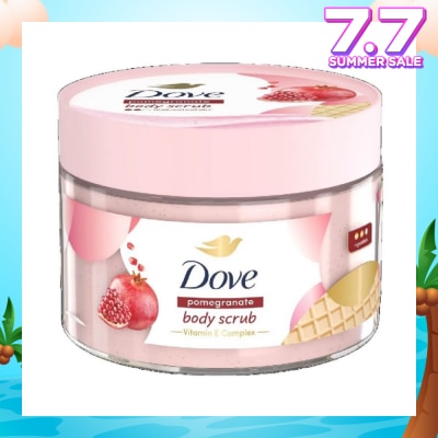 DOVE Pomegranate Ice Cream Body Scrub (1st Ice Cream*Body Scrub, For Moderate Exfoliation) 280g