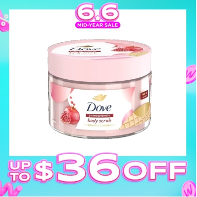 DOVE - Pomegranate Ice Cream Body Scrub (1st Ice Cream*Body Scrub, For Moderate Exfoliation) 280g