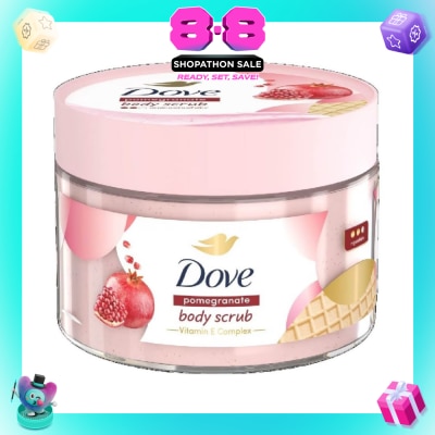 DOVE - Pomegranate Ice Cream Body Scrub (1st Ice Cream*Body Scrub, For Moderate Exfoliation) 280g