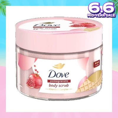 DOVE Pomegranate Ice Cream Body Scrub (1st Ice Cream*Body Scrub, For Moderate Exfoliation) 280g