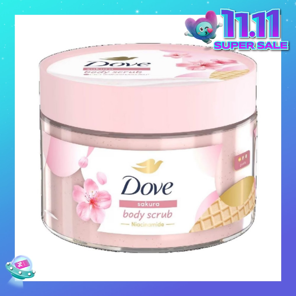 Sakura Smoothie Body Scrub (1st Ice Cream* Body Scrub, For Gentle Exfoliation) 280g