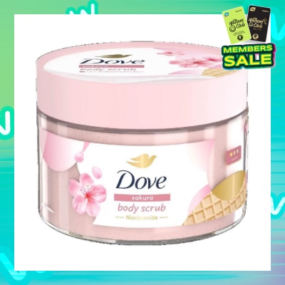 DOVE Sakura Smoothie Body Scrub (1st Ice Cream* Body Scrub, For Gentle Exfoliation) 280g