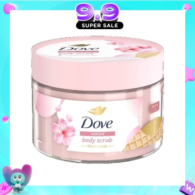 DOVE - Sakura Smoothie Body Scrub (1st Ice Cream* Body Scrub, For Gentle Exfoliation) 280g image