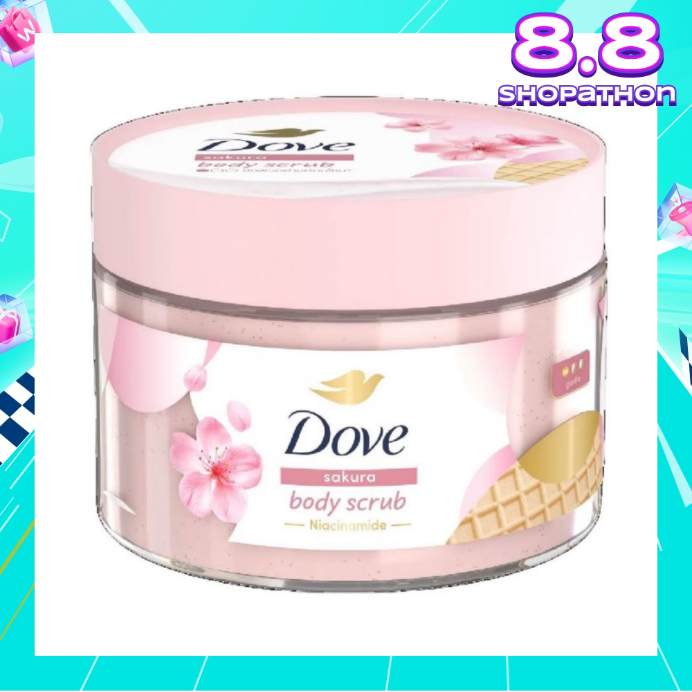 Sakura Smoothie Body Scrub (1st Ice Cream* Body Scrub, For Gentle Exfoliation) 280g