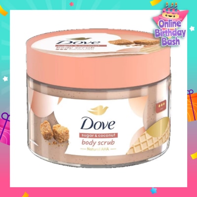 DOVE Sugar Sorbet Body Scrub (1st Ice Cream *Body Scrub, For Deep Exfoliation) 280g