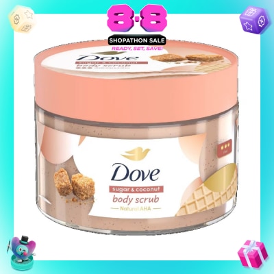 DOVE - Sugar Sorbet Body Scrub (1st Ice Cream *Body Scrub, For Deep Exfoliation) 280g