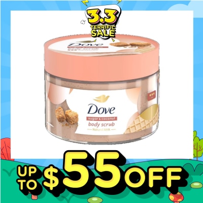 DOVE Sugar Sorbet Body Scrub (1st Ice Cream *Body Scrub, For Deep Exfoliation) 280g