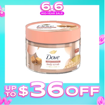 DOVE - Sugar Sorbet Body Scrub (1st Ice Cream *Body Scrub, For Deep Exfoliation) 280g