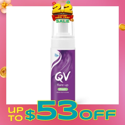 EGO QV Flare Up Wash (Gently Cleanses Skin And Removes Bacteria) 150ml