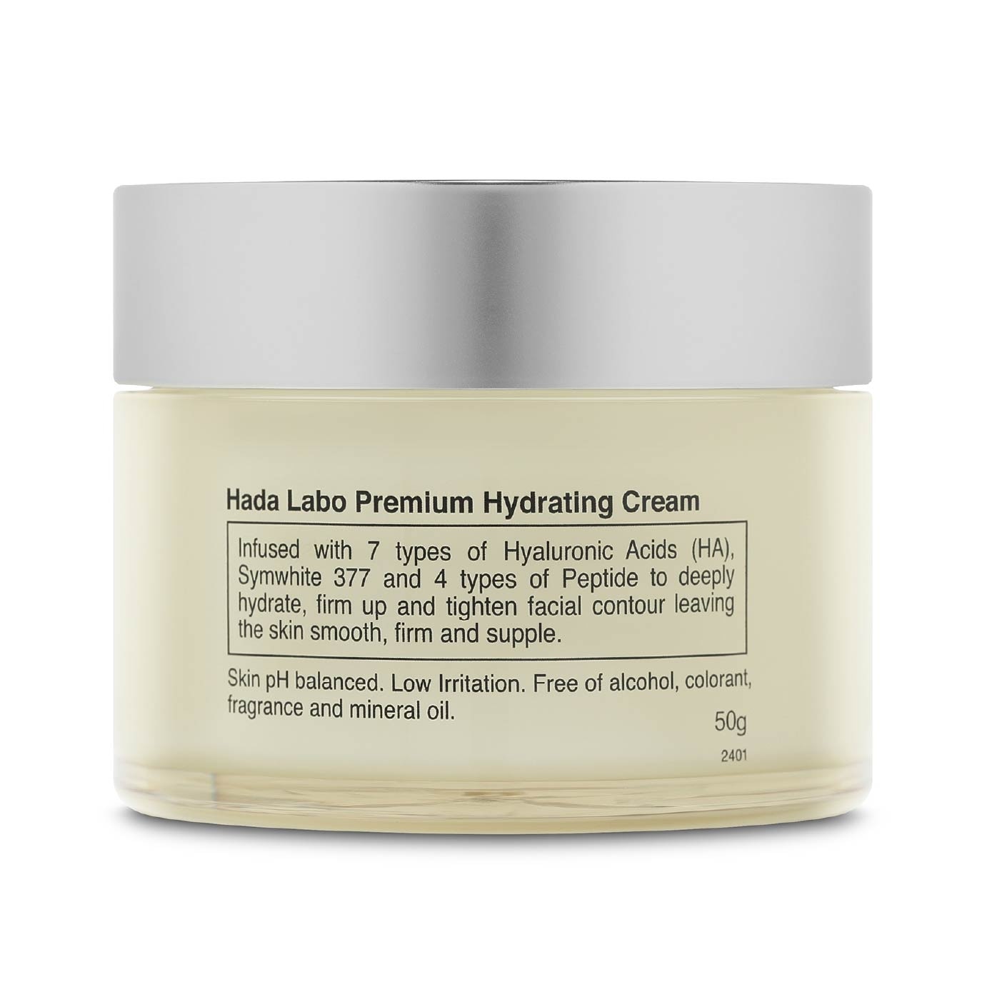 Premium Hydrating Cream (Cream Type Moisturizer With 5 Types Of Hyaluronic Acid For Dry & Dehydrated Skin) 50g