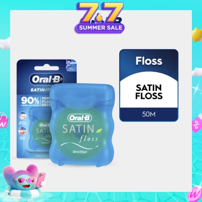 ORAL-B - Satin Tape Clean Dental Floss Mint 50m