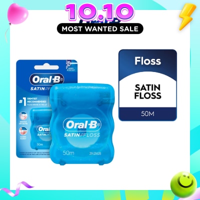 ORAL B Satin Tape Clean Dental Floss Mint 50m image