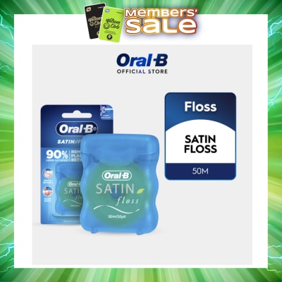 ORAL-B - Satin Tape Clean Dental Floss Mint 50m