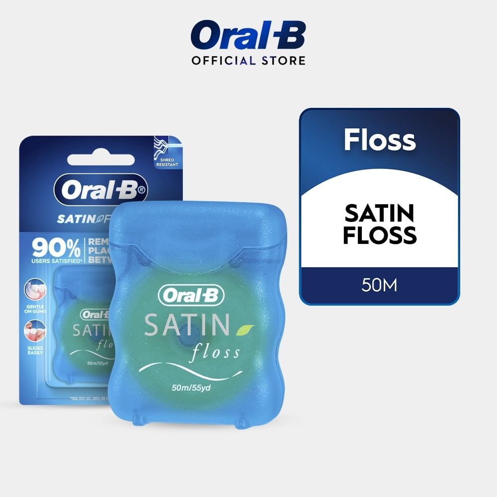 Satin Tape Clean Dental Floss Mint 50m