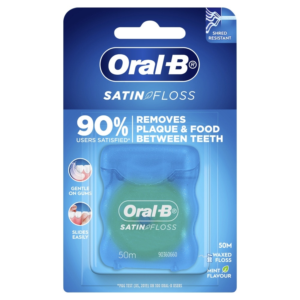 Satin Tape Clean Dental Floss Mint 50m