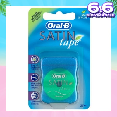 ORAL-B Satin Tape Mint Dental Floss 25m