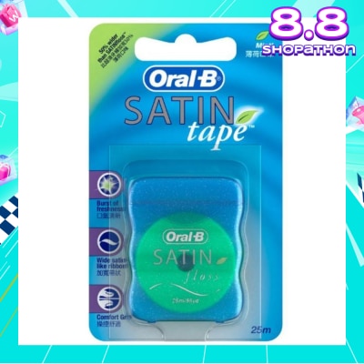 ORAL-B Satin Tape Mint Dental Floss 25m