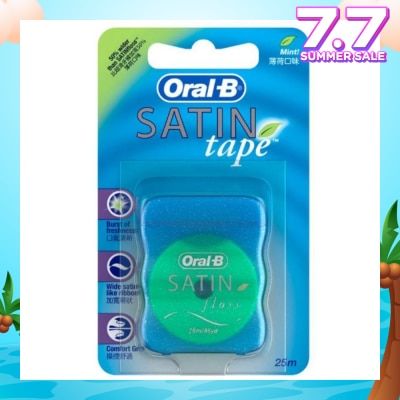ORAL-B Satin Tape Mint Dental Floss 25m