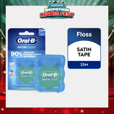 ORAL-B - Satin Tape Clean Dental Floss Mint 25m
