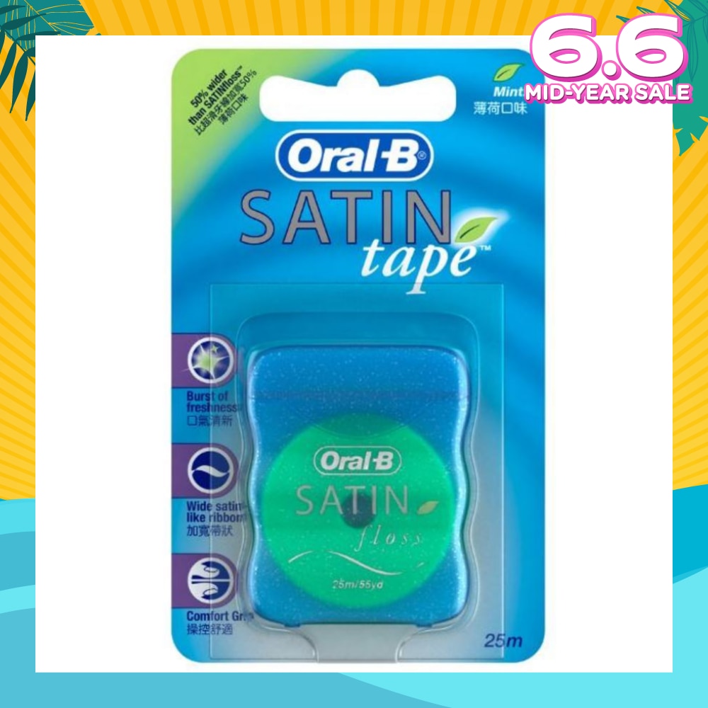 Satin Tape Mint Dental Floss 25m