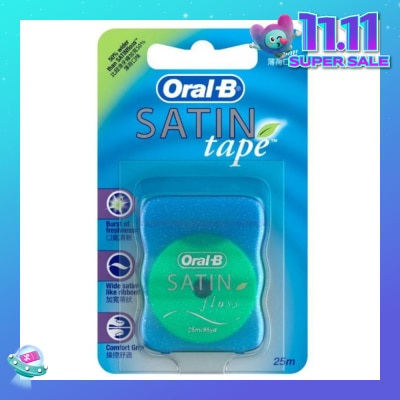 ORAL-B Satin Tape Mint Dental Floss 25m