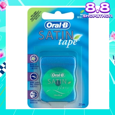 ORAL-B Satin Tape Mint Dental Floss 25m