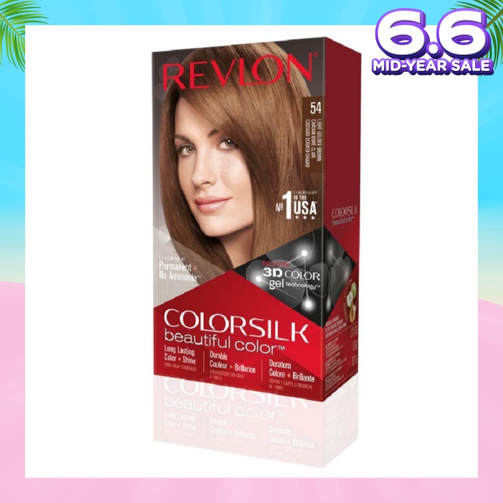 REVLON Colorsilk Haircolor 54 Light Golden Brown