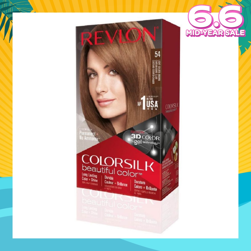REVLON Colorsilk Haircolor 54 Light Golden Brown