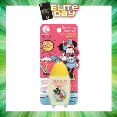 SUNPLAY - Water Kids Disney SPF60 PA (Gentle Outdoor Sunscreen, High Protection, Hypoallergenic, Low Sensitivity Formula) 35g