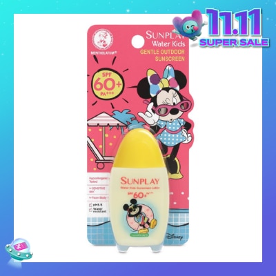SUNPLAY Water Kids Disney SPF60 PA (Gentle Outdoor Sunscreen, High Protection, Hypoallergenic, Low Sensitivity Formula) 35g