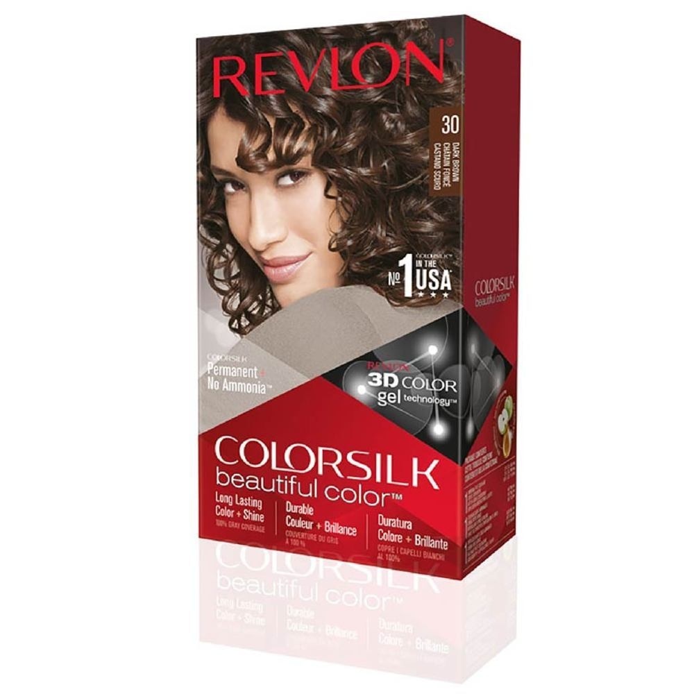 REVLON ColorSilk Hair Color 30 Dark Brown 180ml