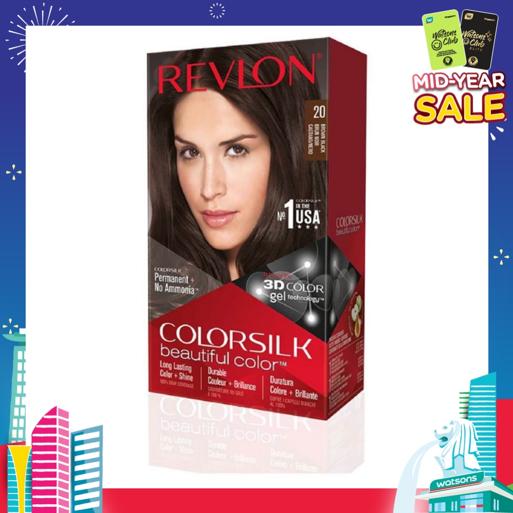 Colorsilk Haircolor 20 Brown Black