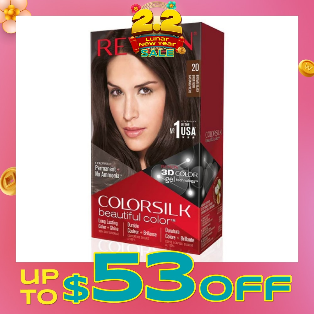 Colorsilk Haircolor 20 Brown Black