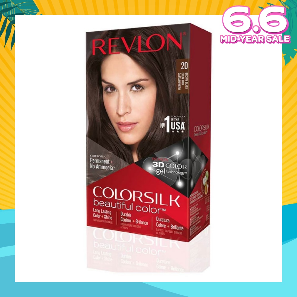 Colorsilk Haircolor 20 Brown Black