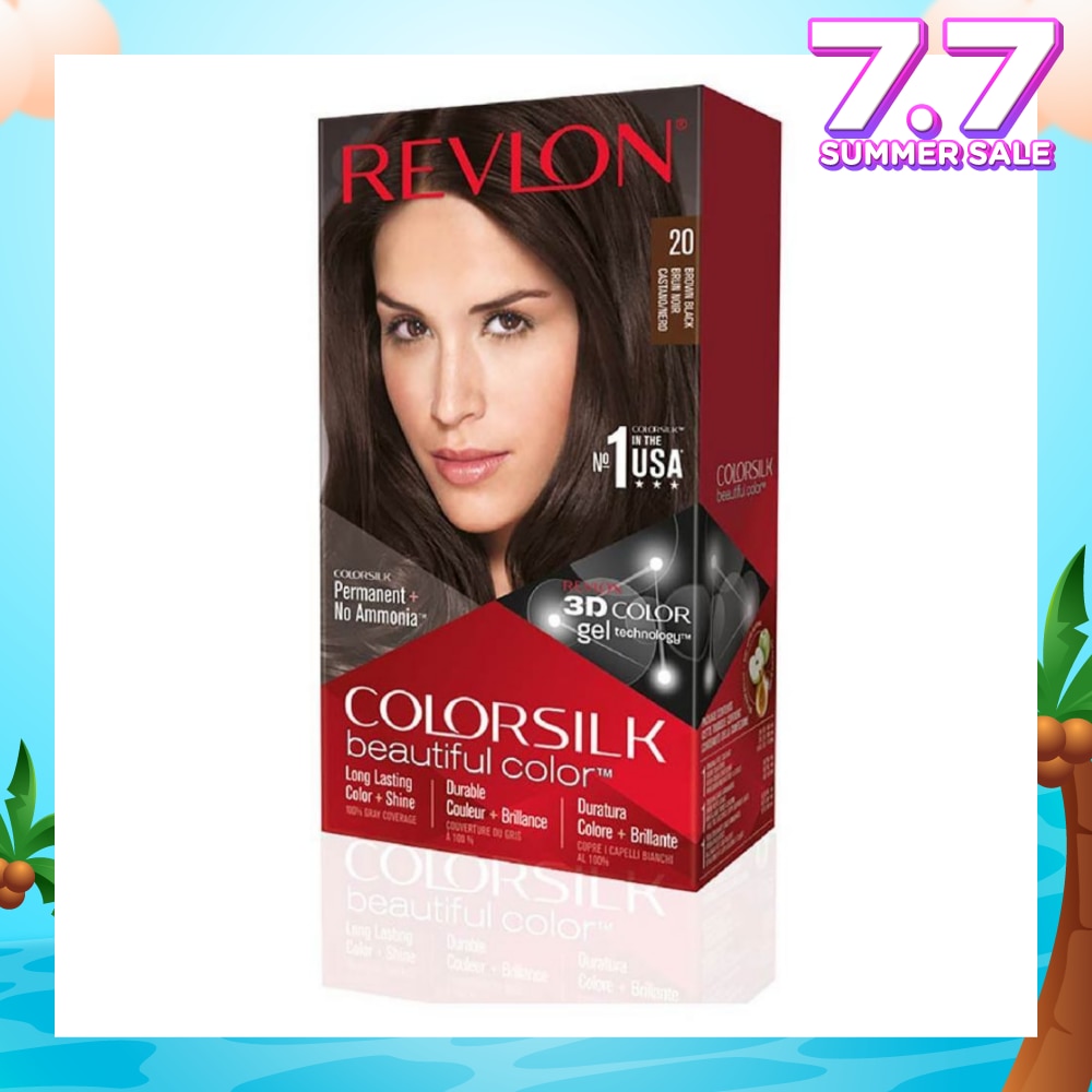REVLON Colorsilk Haircolor 20 Brown Black