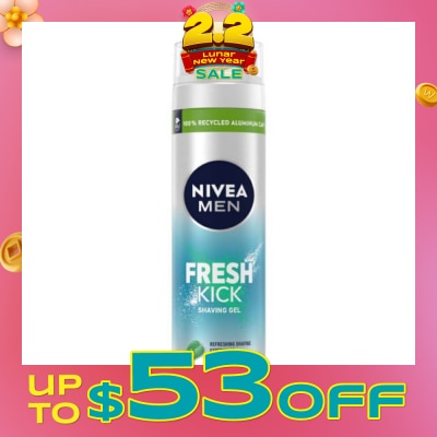 NIVEA Men Cool Kick Shaving Gel 200ml