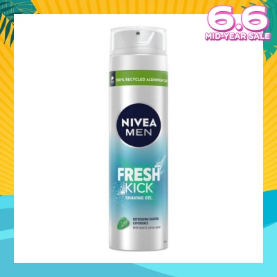 NIVEA Men Cool Kick Shaving Gel 200ml