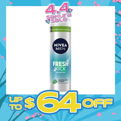 NIVEA - Men Cool Kick Shaving Gel 200ml