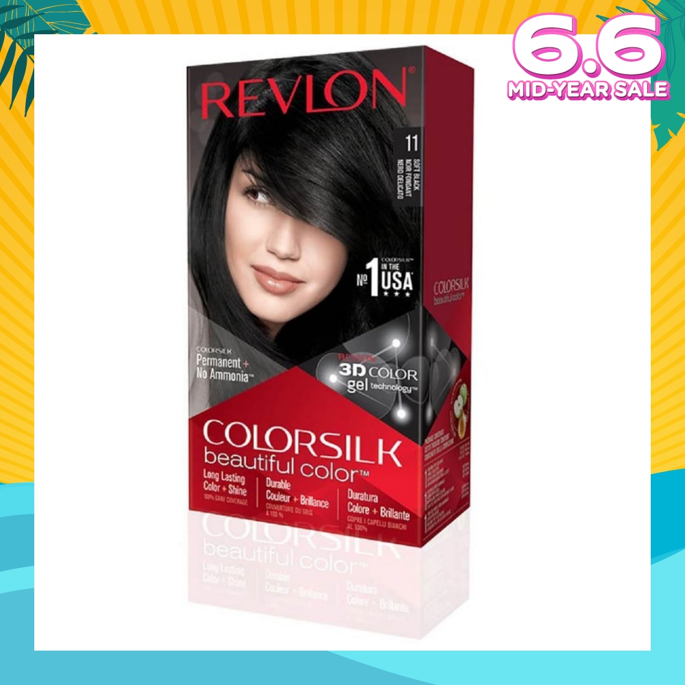 REVLON Colorsilk Haircolor 11 Soft Black